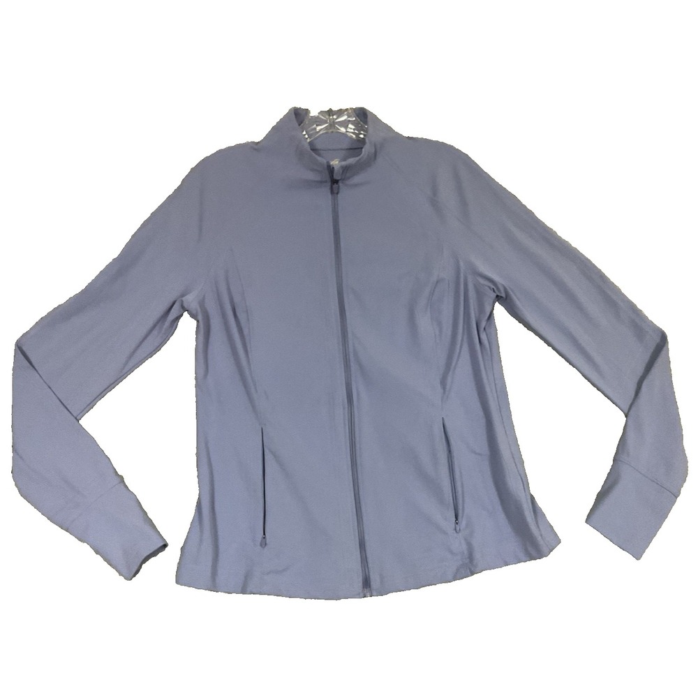 Avia Women Zip Up Nylon Core Athletic Jacket Workout Jogging Running size 8 - 10